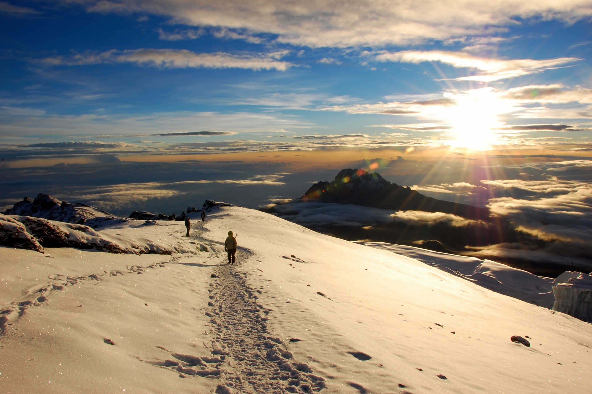 9-Day Mount Kilimanjaro Northern Circuit climbing route